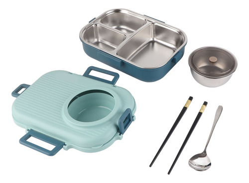Blue Lunch Thermal 1100ml, Camada Dupla, 3 Grades, Design 30