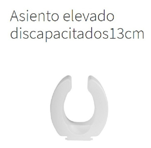 Asiento Inodoro Ortopedico 13 Cm Con Tapa