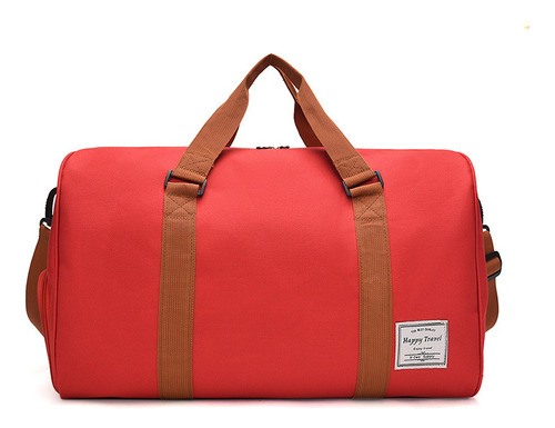 Bolsa De Gimnasio Para Hombre, Multifuncional, Simple, Bolsa Color Rojo