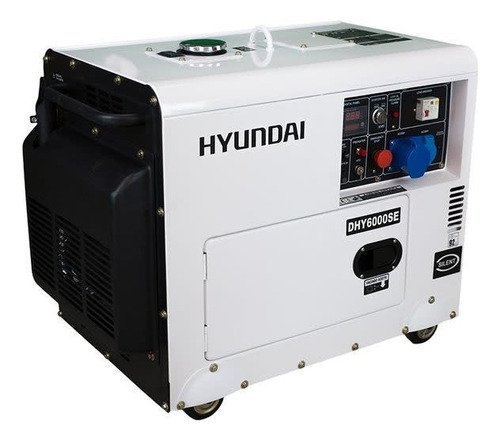 Generador Diesel Insonoro Trifasico Dhy6000se3 Hyundai