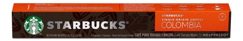 Cápsula De Café Starbucks By Nespresso Café Single Origin Colombia