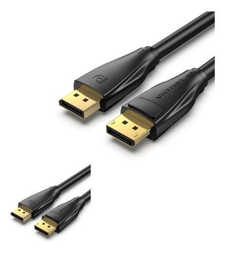 Cable Video Audio Displayport 1.4 8k 3d Flexible 1m Pvc