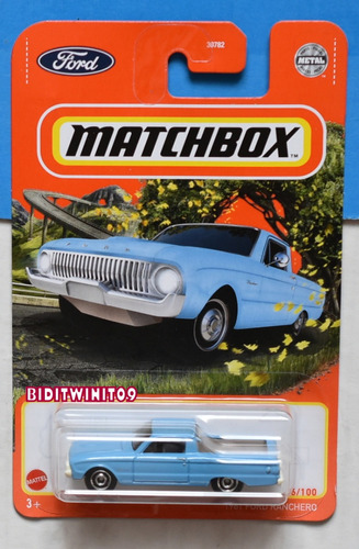 Matchbox # 96/100 - 1961 Ford Ranchero - 1/64 - Gvy06