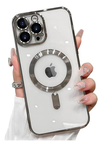 Funda Magnética Para iPhone Con Protección De Lente
