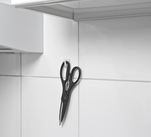 Ganchos adesivos de quartzo branco P X4 Units brancos