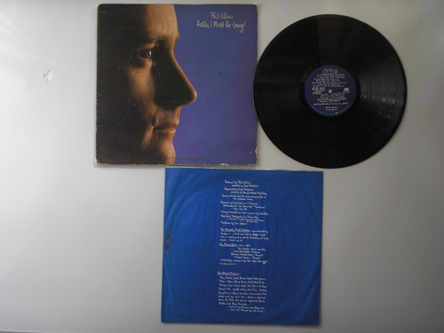 Lp Vinilo Phil Collins Hello I Must Be Going  Prin Usa1982