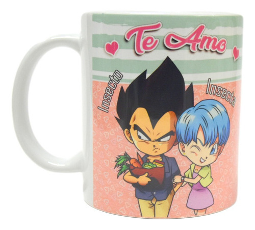 Taza De Ceramica, Te Amo Insecto, Insecta, 11oz, Vegeta