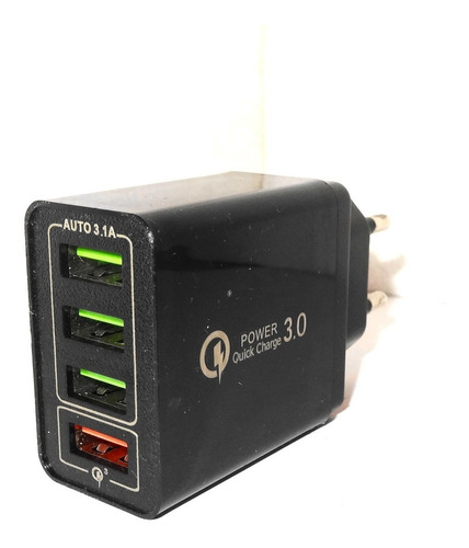 Cargador Celular Quickcharge 3.0 4 Puertos Usb