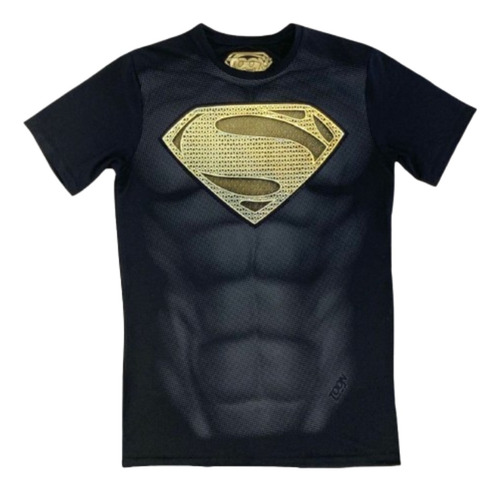 Playera Toon Line Superman Dorado Para Caballero