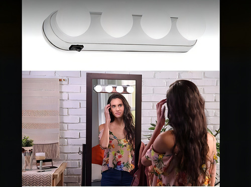 Studio Glow Luz De Espelho Camarim Led 4 Lampadas Portátil