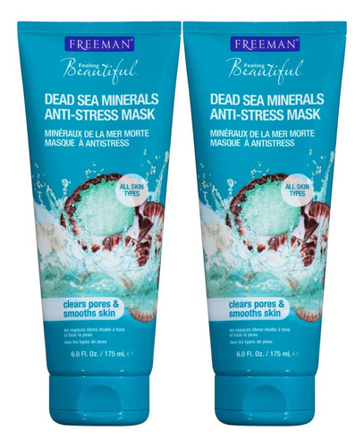 Mascarilla Facial Anti-estrés Freeman 2 Paquetes 170 G