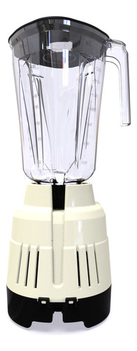 Licuadora Bosstech 550w Plástico 2l Perilla 3 Velocidades Color Beige