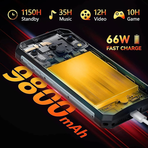 Celular Oukitel Wp21 256gb 17gb(12+5)ram 9800mah 66w