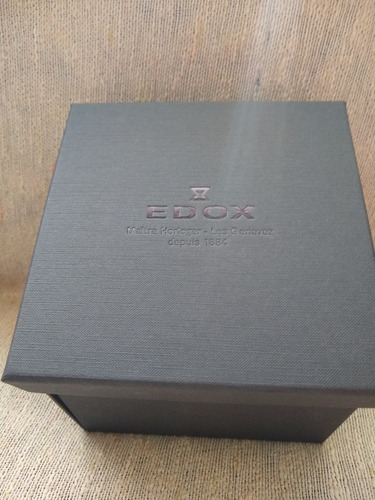 Reloj Edox Les Vauberts Chronograph 10408 Original Nuevo