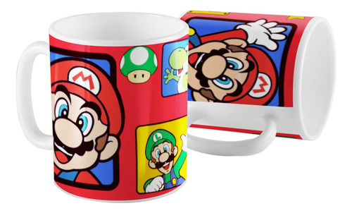 Taza De Ceramica Super Mario Bros