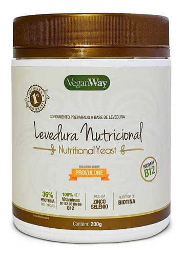 Nutritional Yeast Sabor Provolone 200gr - Veganway