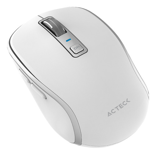 Mouse Acteck Mi580 Inalambrico Usb 1600dpi 6 Botones Blanco