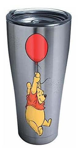 1290863 Disney Winnie The Pooh Globos Vaso Con Tapa Cla...