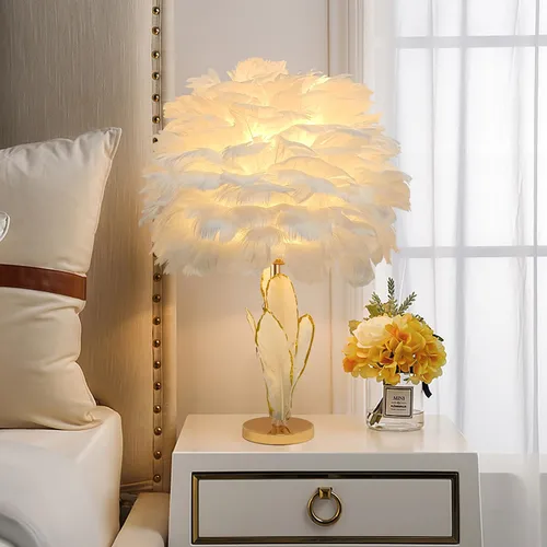 comprar Lampara Escritorio Pluma Creativa Niña Decoracion Moderna
