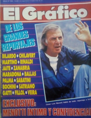 El Grafico 3520.huracan 3 Los Andes 0 .maradona.menotti.