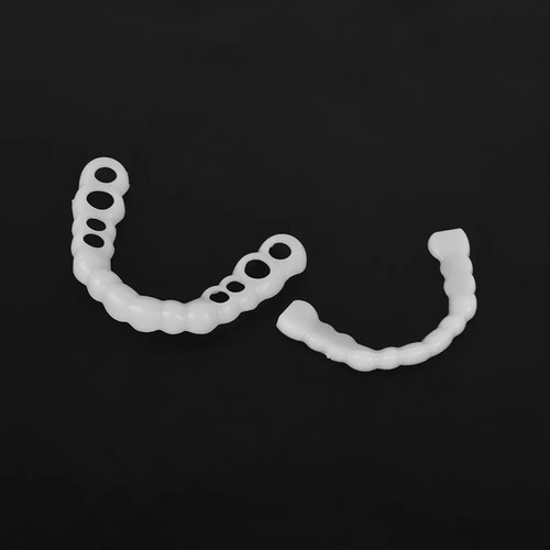 Cosmético Dientes Dent,1 Par Temporal Sonrisa Confort Ajuste