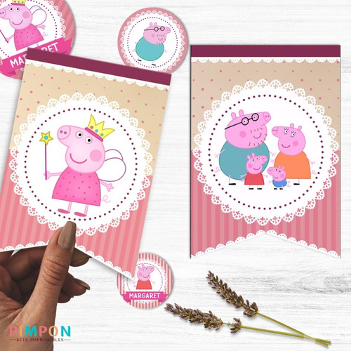 Kit Imprimible Peppa Pig - Personalizado