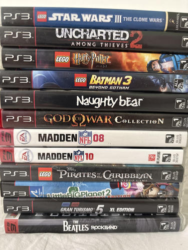 Jogos Ps3 - Gt5, Lego Hp, Lego Star Wars, Vários Títulos (Usado)