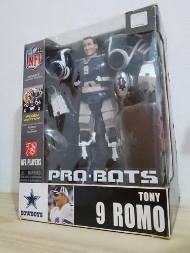 Pro-bots Tony Romo 9 Fútbol Americano Con Caja