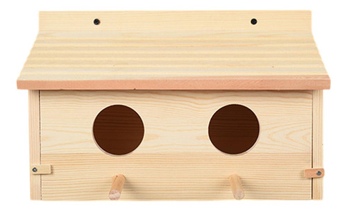 Casa Para Pájaros De Madera, Jaula Resistente A La