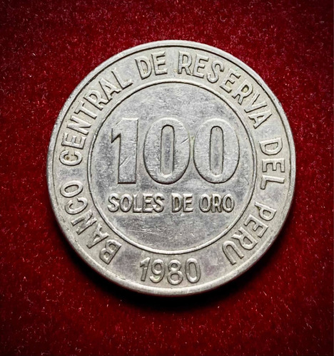 Moneda 100 Soles Peru 1980 Km 283