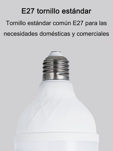 6 Pack Foco De Alta Potencia 15w Luz Fría Led 6500k E27