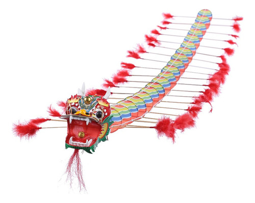 Cometa De Dragón Tradicional China, Plegable, De Plástico, P