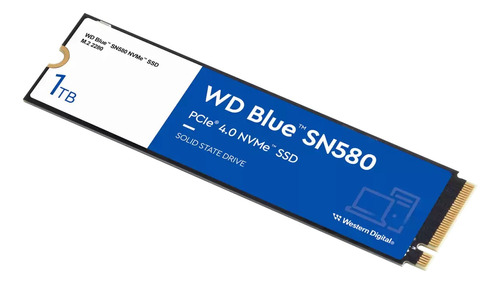 Estado Solido Western Digital Blue 1tb M.2 Sn580 Wds100t3b0e