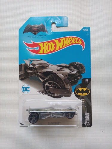 Hot Wheels 2016 Dc Batmobile Batman Vs Superman 329/365 1/5