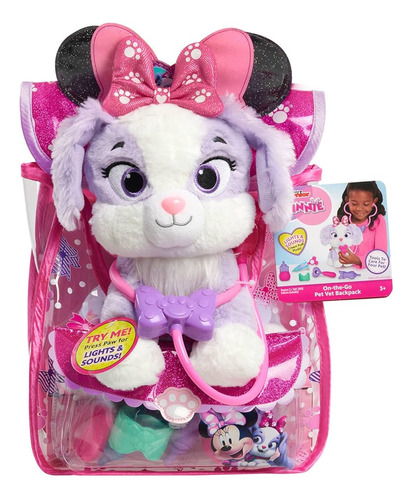 Peluche Mascota De Minnie Pet Vet Backpack