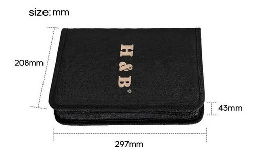 Estuche Con Kit De Lápices De Dibujo Profesional H & B 71 Pi