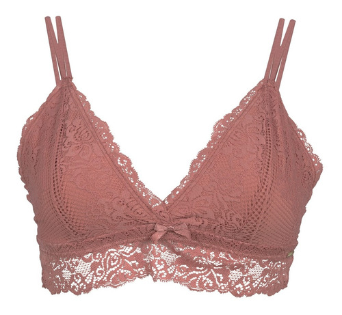 Bralette Sin Copas Ni Aros Granate