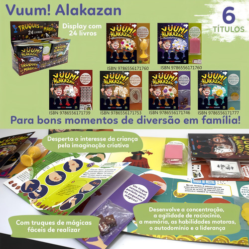 Vuum! Alakazan...Truque de Mágica com MOEDAS, de Brijbasi Art Press Ltd. Editorial Brasileitura em português, 2022