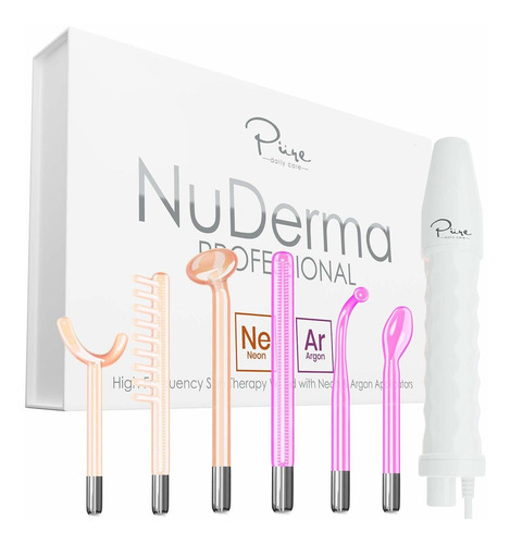 Nuderma: Varita De Terapia De Piel Profesional De Mano De Al