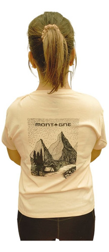 Remera De Mujer Montagne Essential Algodón 100%