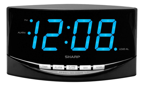 Sharp Despertador Fácil De Ver Con Números Gigantes De 2 Y