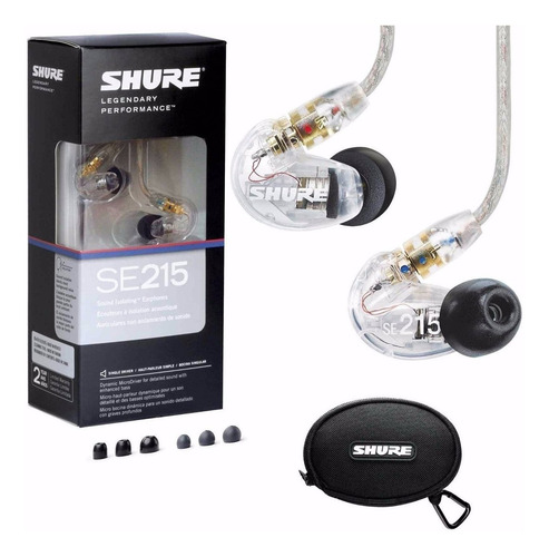 Imagen 8 de 10 de Auriculares In Ear Shure Se215 Earphones Para Monitoreo