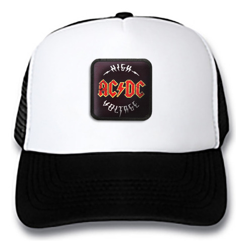 Gorra Gorro Trucker Music Musica Acdc High Volt Mus8