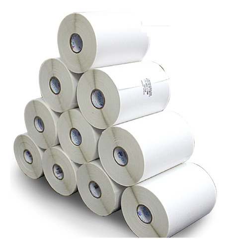 20 Rolos Opcao Etiquetas Térmica 10x7 Cm 100x70 Mm Cor Branca