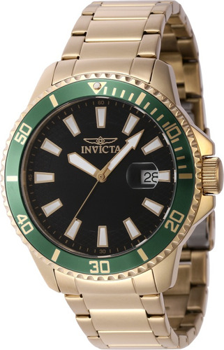 Reloj Para Hombres Invicta Pro Diver 46138 Oro