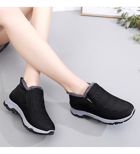 Zapatillas Antideslizantes Impermeables De Invierno Con Forr