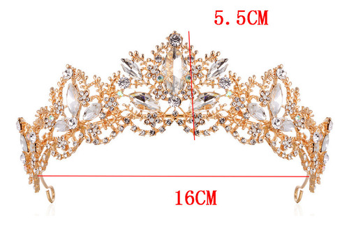 Tiara De Princesa Para Boda Con Diseño De Queen Crowns
