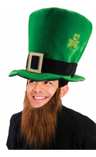 Forum Novelties 75941 - Gorro De Leprechaun Con Cuentas Roja