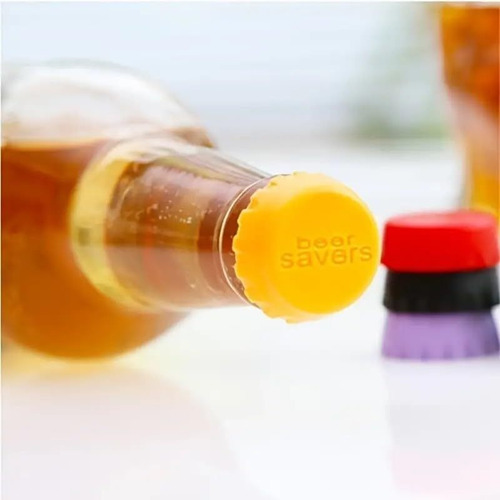 Juego De 6 Tapas De Botella De Silicona Reutilizables, Tapa