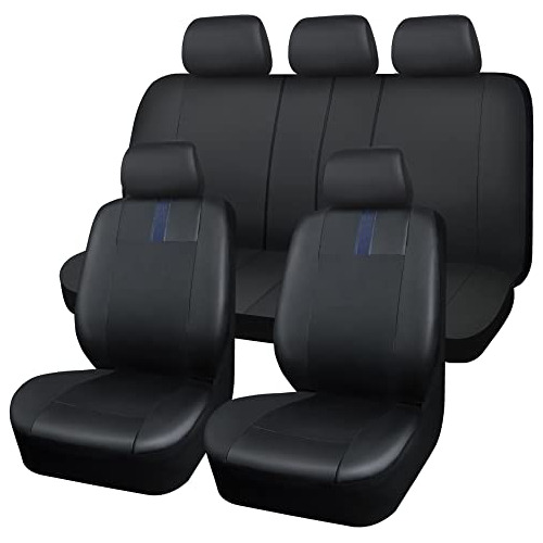 Fundas De Asiento De Cuero, Transpirables E Impermeable...